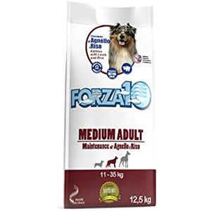 Forza 10 Mantenimento Agnello e Riso 12 kg - Cibo Secco per Cani Adulto di Taglia Media