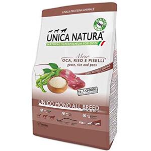Gheda Crocchette per cani - UNICA NATURA: Unico mono all breed 2,5kg - oca - gluten free