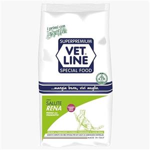 VET LINE Vetline Gatto Salute Rena Maiale Anatra Pesce fegato da 400 gr