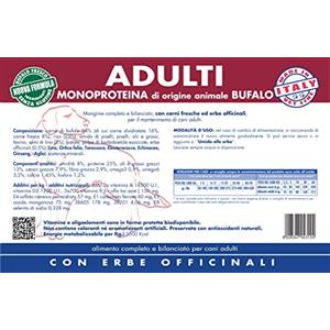 Vet Line Adulti Monoproteico al Bufalo kg.12,5