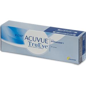 Johnson & Johnson 1 Day Acuvue TruEye - Lenti a contatto giornaliere in silicone-idrogel con filtro UV (30 lenti)