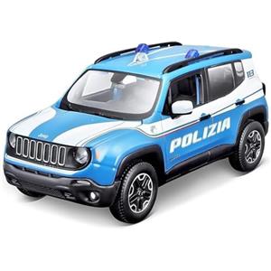 Maisto MI31520 Jeep Renegade Polizia 1:24 MODELLINO Die Cast Model Compatibile con