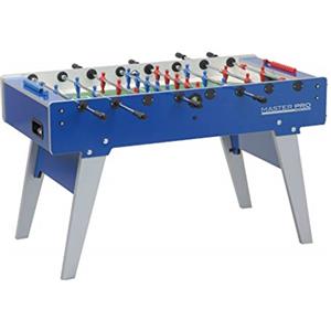 Garlando Calcio Balilla Master Pro Con Aste Rientranti e Gambe Pieghevoli Blu