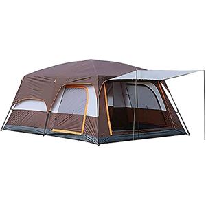 JQDZX Tenda a Cupola per 3-8 Persone, Impermeabile e Antivento, 4 Stagioni, Campeggio, Escursionismo, Pesca, Spiaggia
