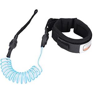 Nikou Guinzaglio da Surf, Stand Up Paddle Board 5mm Spirale Molla Gamba Piede Corda Guinzaglio Tavola per Tavola da Surf SUP (Colore: Blu)