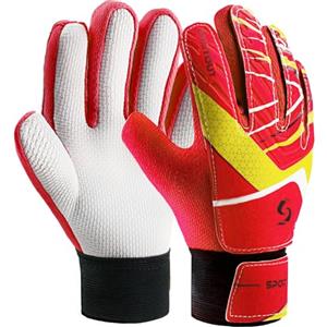 Sportout Guanti da portiere per bambini e ragazzi, guanti da portiere di calcio, doppia protezione, portabilità, super supporto