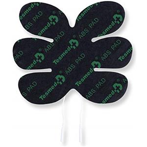 TESMED ABS Pad: Elettrodo Specifico per Addominali, Compatibile con Tutte Le Marche di Elettrostimolatori con Cavetti a Spinotto da 2 mm, Autoadesivo e Pregellato, Stimolazione Muscolare Efficace