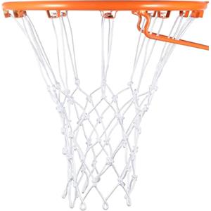 Syhood - Rete da basket di ricambio per tutte le condizioni atmosferiche, adatta a canestri standard per interni ed esterni, 12 passanti, Infradito colorati estivi, con finte perline, 5 Knots