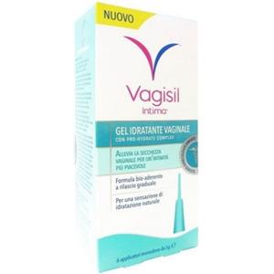 Vagisil Intima Gel Idratante Vaginale - 6 Applicazioni Monodose da 5 g con Acido Ialuronico per Sollievo dalla Secchezza Vaginale