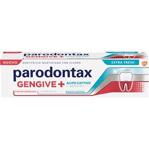 HALEON ITALY Srl Parodontax Dentifricio Gengive + Extra Fresh - Dentifricio per gengive sensibili e alito cattivo - 75 ml