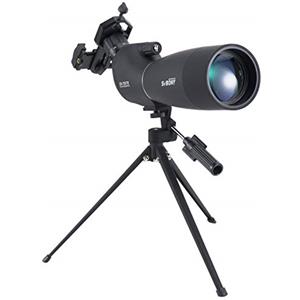 Svbony SV28 Cannocchiale, 25-75x70 Spotting Scope con Treppiede, HD BAK4 Prisma FMC Lente Cannocchiale con Adattatore Telefono per Tiro a Segno, Tiro con Arco, Birdwatching, Luna
