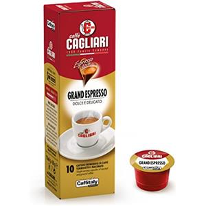 Caffitaly 100 Capsule Caffitaly System Caffe' Cagliari Grand Espresso Network
