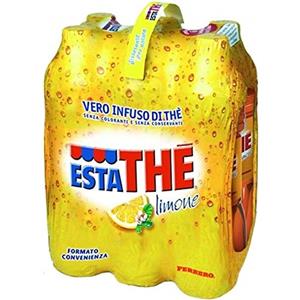 Estathé 6 x BOTTIGLIA TE' LIMONE ESTATHE 1,5 LITRI THE SUCCO LIMONE FRUTTA BIBITA INFUSO