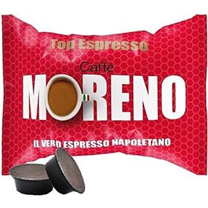 CAFFE' MORENO CAPSULE CIALDE COMPATIBILE A MODO MIO (100, TOP ESPRESSO)