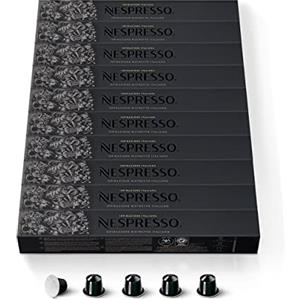 Nespresso CAPSULE NESPRESSO ORIGINALI - Ispirazione Ristretto, 100 Capsule Nespresso, Intensità 10 su 13, Linea Original, Capsule Riciclabili Nespresso