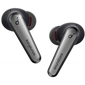 Soundcore Liberty Air 2 Pro Cuffie True Wireless, Cancellazione attiva rumore, PureNote, 6 mic per chiamate, 26h di svago, EQ personalizzato HearID, Bluetooth 5, Ricarica wireless, Nero (Onyx Black)