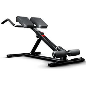 Sportstech in salute e in forma nel 2020. Panca per addominali & lombari/schiena, barra per Dip per casa. Ergonomica, regolabile. Sistema (BRT150 Nero)