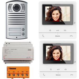 Bticino kit Video Monitor vivavoce bifamiliare a 2 fili - 364622