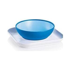 MAM Set Ciotola e Piatto per Bambini dai 6 Mesi - Design Ergonomico e Facile da Pulire