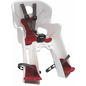 b bellelli Rabbit - Seggiolino Bici Anteriore - Attacco Handlefix - Si Fissa al Manubrio - dai 9 Mesi ai 3 Anni - Max 15 kg - Colore White