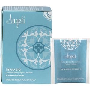 Erboristeria Magentina Tisana Angeli Bio - 20 Filtri da 30 g con Melissa, Mandarino e Tiglio per Rilassamento e Benessere Mentale