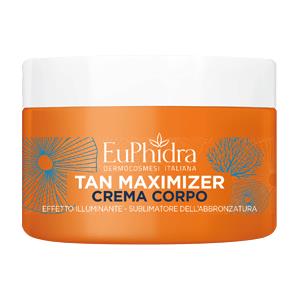 Euphidra Tan Maximizer Crema Doposole 200 ml - Idratante e Stimolatore di Abbronzatura per Tutti i Tipi di Pelle