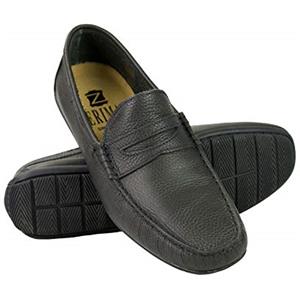 Zerimar Scarpe da Barca in Pelle per Uomo | Scarpe da Barca Uomo Estive | Scarpe da Uomo Nautiche | Mocassini Uomo | Colore: Blu Navy | Taglia: 40