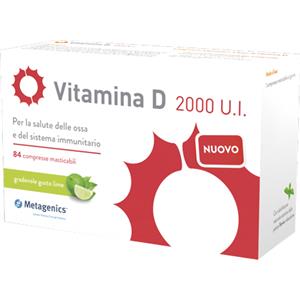 METAGENICS BELGIUM bvba VITAMINA D2000UI 84 Compresse