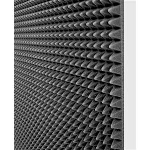 ZStyle 10 Pannelli fonoassorbenti fonoassorbente insonorizzanti 100x100x3 Cm 10mq mod B piramidale per correzione audio in poliuretano isolamento acustico udito