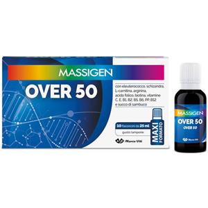 MARCO VITI FARMACEUTICI SPA MASSIGEN OVER 50 10 FLACONI DA 25 ML