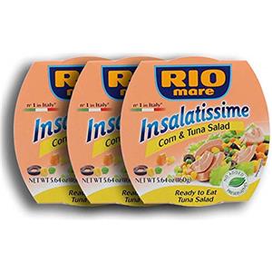 Rio Mare 3 INSALATA DI TONNO IN SCATOLA RIO MARE INSALATISSIME PRONTA DA MANGIARE 3 x 160 gr.( 480 gr)