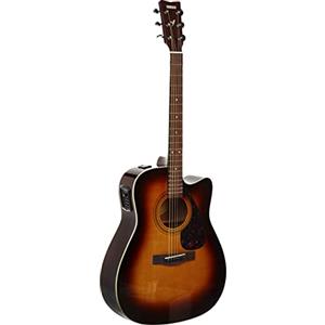 Yamaha FX370C Cutaway Chitarra Elettroacustica, Marrone Tabaco