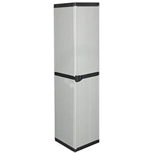 Mongardi 7813C04 - Armadio Modulare, 1 Anta, Grigio, 34 x 39.5 x 168 cm