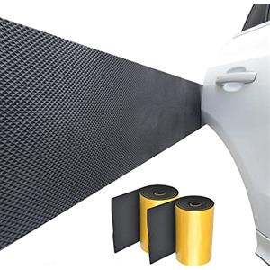 Queta Paracolpi Garage Auto Set da 2 Rotoli, Protezione Murale Autoadesiva, 2mx20cmx4mm, Strisce Adesive Ammortizzanti Portiera Paraurti Pannelli Pareti Box