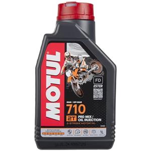 Motul - 104034 - Olio motore 2T 710 - 100% estere sintetico - 1L