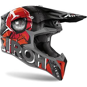 Airoh WRAAP ALIEN RED MATT XL