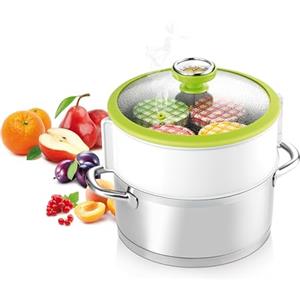 Tescoma 895260 Set di conserve Della Casa con termometro, plastica, bianco, 25,5 x 12 x 24 cm