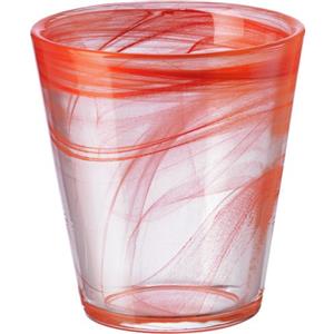 Bormioli Rocco Capri Corallo Bicchiere Acqua Colorato 37 cl - Set da 6 Pezzi