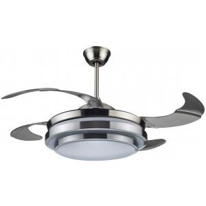 Dcg Ventilatore da soffitto con pale richiudibili DCG VECRD47TL con lampadario