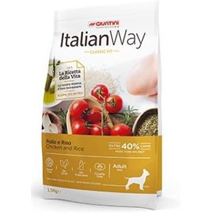 Italian Way Mini Adult Pollo e Riso - Croccantini Gluten Free per Cani di Taglia Piccola - 1,5 kg
