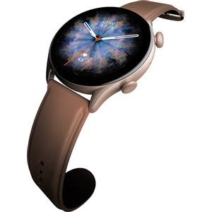 AMAZFIT GTR 3 PRO Smartwatch AMOLED GPS Cardio Impermeabile SpO2 MARRONE CUOIO