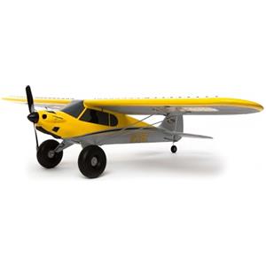 Hobbyzone RC Aereo Carbon Cub S 2 1,3 m BNF Basic (trasmettitore, batteria e caricatore non inclusi) con cassaforte, HBZ32500, giallo