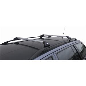 Fabbri Alu Viva 2 - Barre Portatutto in Alluminio Argento per Veicoli con Barre Corrimano