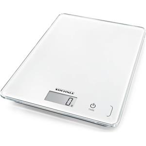Soehnle Page Compact 300 Bilancia pesa alimenti digitale, da cucina da 1 g a 5 kg, elegante, bianco
