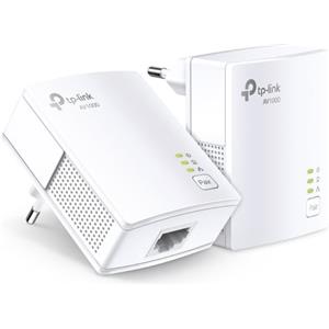 Tp-link Kit PowerLine Tp-Link 1000 Mbps di 2 adattatori con 1 porta Gigabit Bianco [TL-PA7017 KIT]