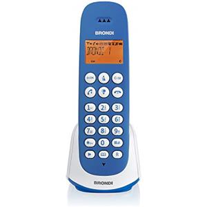 Brondi Adara Telefono Cordless, Azzurro/Bianco