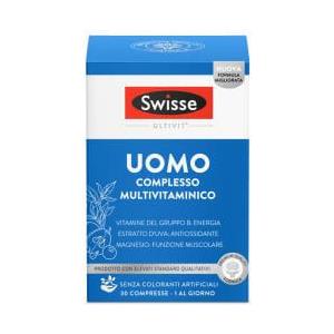 Swisse Multivitaminico Uomo - Complesso Multivitaminico con 13 Vitamine, 10 Minerali e 3 Estratti Erbali - 30 Compresse