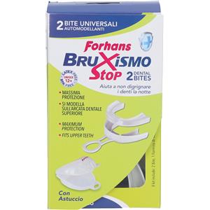 URAGME Srl Forhans - 2 Bite Bruxismo Stop per Digrignamento Notturno