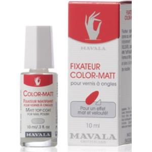 Mavala Top Coat Color-Matt Fissatore per Smalto Opaco 10ml - Protegge e Prolunga la Manicure