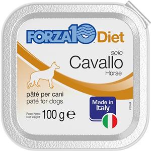 Forza10 Solo Diet Cavallo - Alimento Umido Monoproteico per Cani - 100 g
